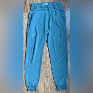 Abercrombie Kids Cargo All Day Jogger Pants Green Girls Size 13/14. 1612